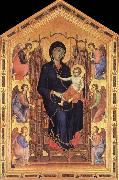 Duccio di Buoninsegna Madonna and Child Enthroned with Six Angels oil painting artist